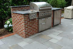 Stone Patio, Fireplace and Cooking Station in Moorestown, NJ  (1)