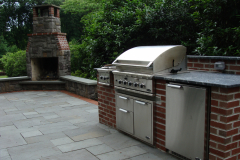 Stone Patio, Fireplace and Cooking Station in Moorestown, NJ  (2)