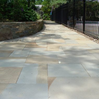 Bluestone Garden Walls and Patio in Moorestown, NJ