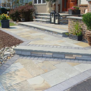 Bluestone Step and Entrance in Mt. Laurel, NJ