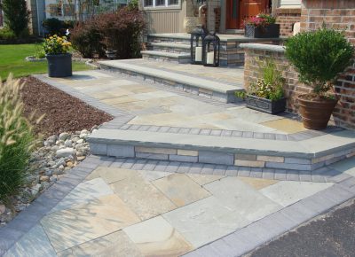 Bluestone Step and Entrance in Mt. Laurel, NJ