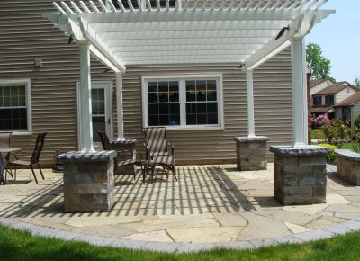 Irregular Bluestone Patio in Mount Laurel, NJ - SLS Landscaping