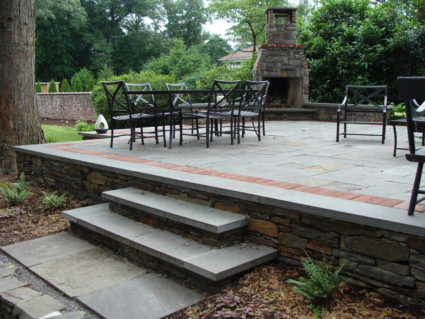 Stone Patio, Fireplace and Cooking Station in Moorestown, NJ SLS Landscaping NJ Lumberton