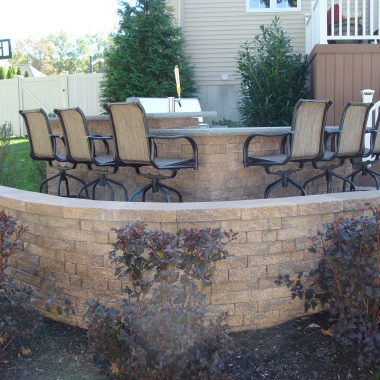 Terraced Patio and Kitchen in Mount Laurel