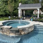 Freeform Swimming Pool In Maple Glenn, PA