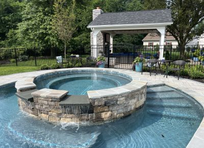 Freeform Swimming Pool In Maple Glenn, PA