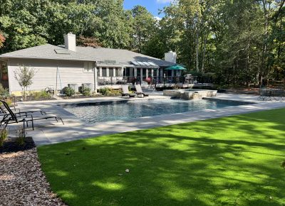 Custom Swimming Pool & Putting Green - Medford, NJ