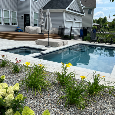 Custom Swimming Pool & Landscaping in Chesterfield, NJ